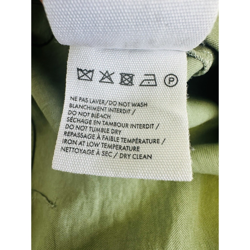 Jacquemus Abanada Draped Embellished Twill Maxi Skirt Euro Size 36 Sage Green - Picture 14 of 15